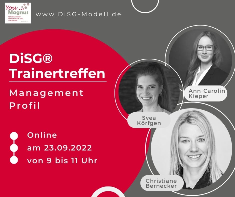 Online DiSG® TrainerTreffen am 23.09.2022